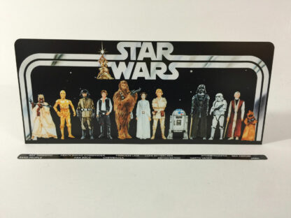 Vintage Star Wars Custom Early Bird display backdrop and custom sticker