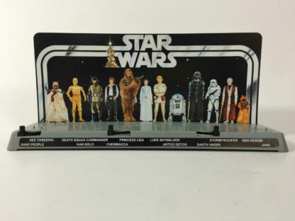 Vintage Star Wars Custom Early Bird display backdrop and custom sticker