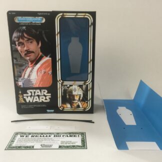 Custom Vintage Star Wars 12" Biggs Darklighter X-Wing Pilot box and inserts