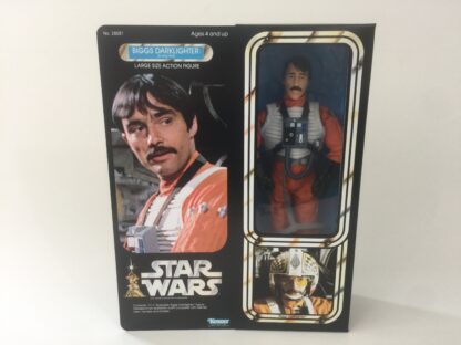 Custom Vintage Star Wars 12" Biggs Darklighter X-Wing Pilot box and inserts