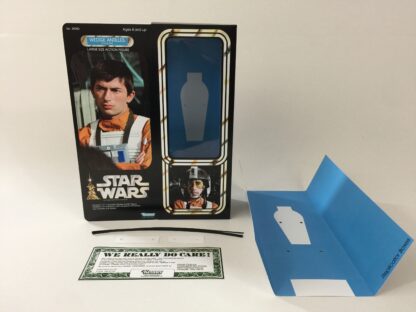 Custom Vintage Star Wars 12" Wedge Antilles X-Wing Pilot box and inserts