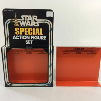 placement Vintage Star Wars 3-Pack Series 1 Hero Set box and inserts