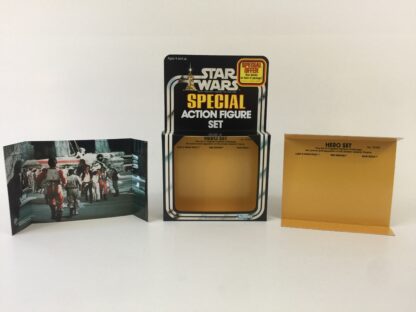 Replacement Vintage Star Wars 3-Pack Series 2 Hero Set box , inserts and backdrop