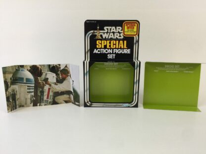 Replacement Vintage Star Wars 3-Pack Series 2 Droid Set box , inserts and backdrop