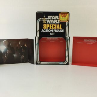 Replacement Vintage Star Wars 3-Pack Series 2 Creature Set box , inserts and backdrop
