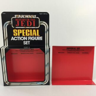 Reproduction Vintage Star Wars The Return Of The Jedi Prototype 3-Pack Imperial Set box and inserts