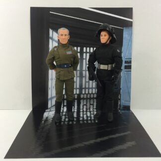 Vintage Star Wars Death Star Corridor custom backdrop display diorama for ikea detolf display cabinet B