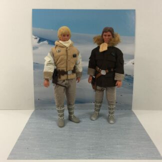 Vintage Star Wars The Empire Strikes Back Hoth Scene custom backdrop display diorama for ikea detolf display cabinet