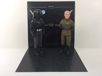 Vintage Star Wars Death Star Window custom backdrop display diorama for ikea detolf display cabinet