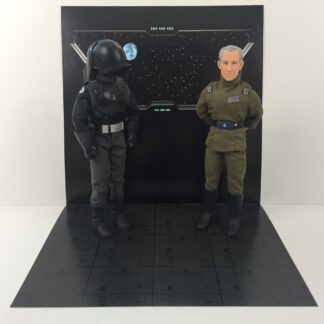 Vintage Star Wars Death Star Window custom backdrop display diorama for ikea detolf display cabinet