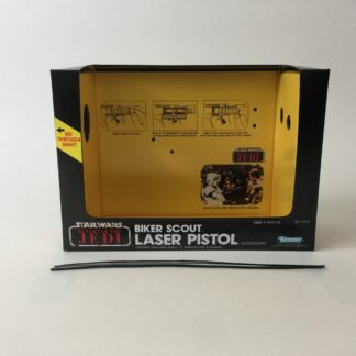 Replacement Vintage Star Wars The Return Of The Jedi Biker Scout Laser Pistol box and inserts