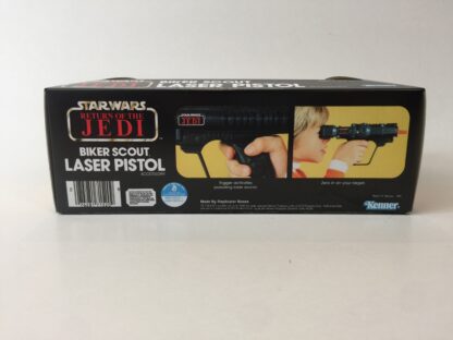 Replacement Vintage Star Wars The Return Of The Jedi Biker Scout Laser Pistol box and inserts