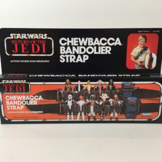 1983 Kenner Star Wars ROTJ Jedi Chewbacca Bandolier Strap Blue Box Part Piece 