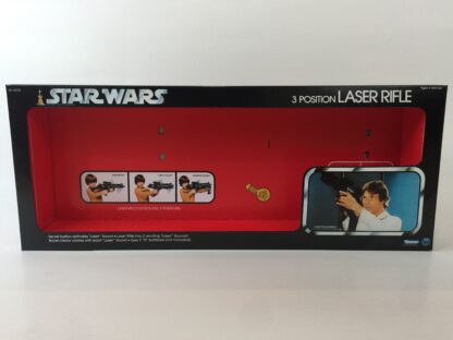 Replacement Vintage Star Wars 3-Position Laser Rifle box and inserts