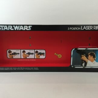 Replacement Vintage Star Wars 3-Position Laser Rifle box and inserts