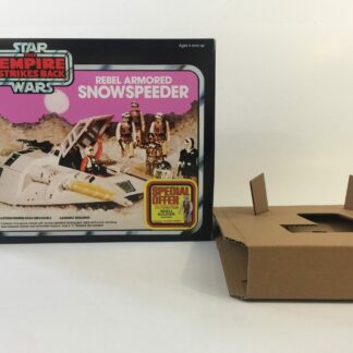 Replacement Vintage Star Wars The Empire Strikes Back Kenner Snowspeeder Special Offer box and inserts