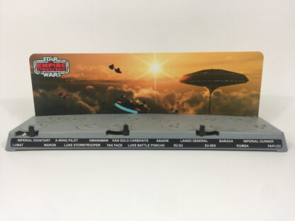 Custom Vintage Star Wars The Empire Strikes Back Cloud City display backdrop diorama scene for use with grey or stand alone