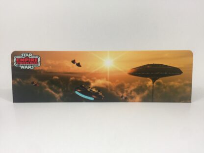 Custom Vintage Star Wars The Empire Strikes Back Cloud City display backdrop diorama scene for use with grey or stand alone