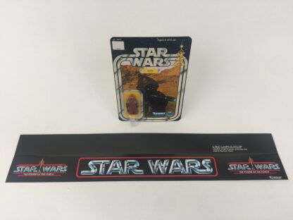 Vintage Star Wars custom large Star Wars Power Of The Force logo shelf talker 23" long