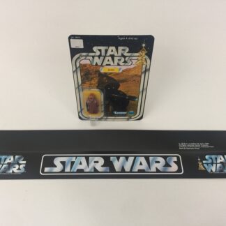 Custom Vintage Star Wars 23" long large Star Wars logo shelf talker