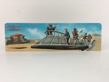 Custom Vintage Star Wars Power Of The Force display backdrop diorama scene for use with grey or stand alone